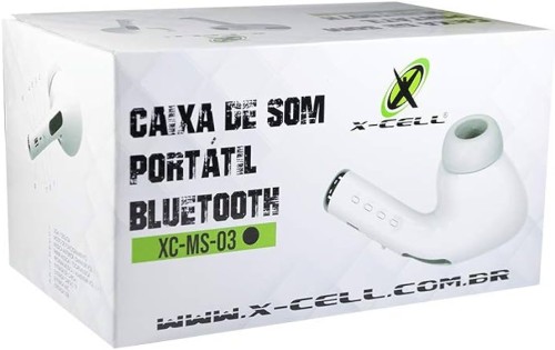 2180-0-CAIXA DE SOM X-CELL PORTATIL BLUETOOTH (MOD- XC-MS-03)
