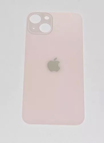 2190-2136-Tampa Traseira Vidro Apple iPhone 13  Original Furo Grande Pink