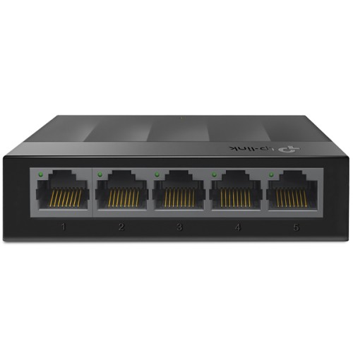 2431-0-Switch TP-Link LS1005G com 5 portas Ethernet 10/100/1000 Mbps - Preto