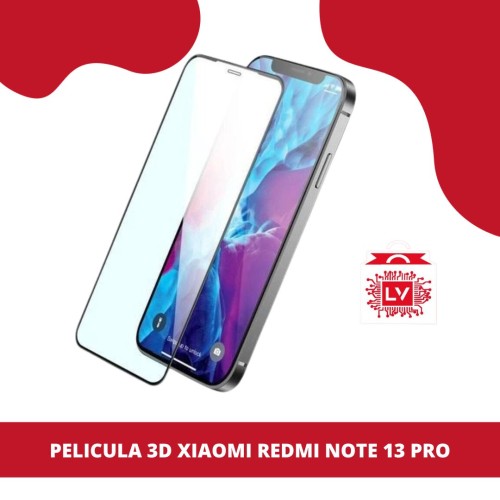 2437-0-Película 3D Xiaomi Redmi Note 13 PRO